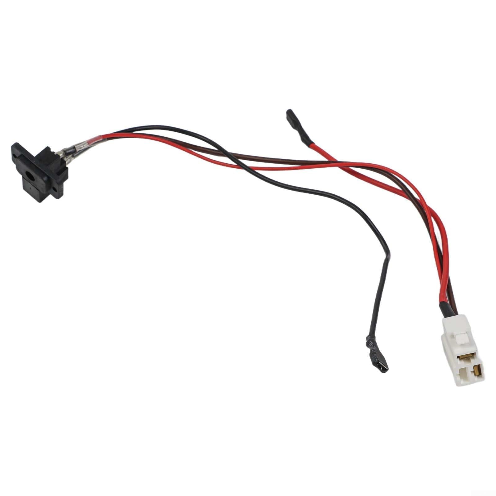 Children's Ride On Car Charging Port Socket with Wire and Built In 17A Fuse for 6 Volt 12 Volt 24 Volt Applications