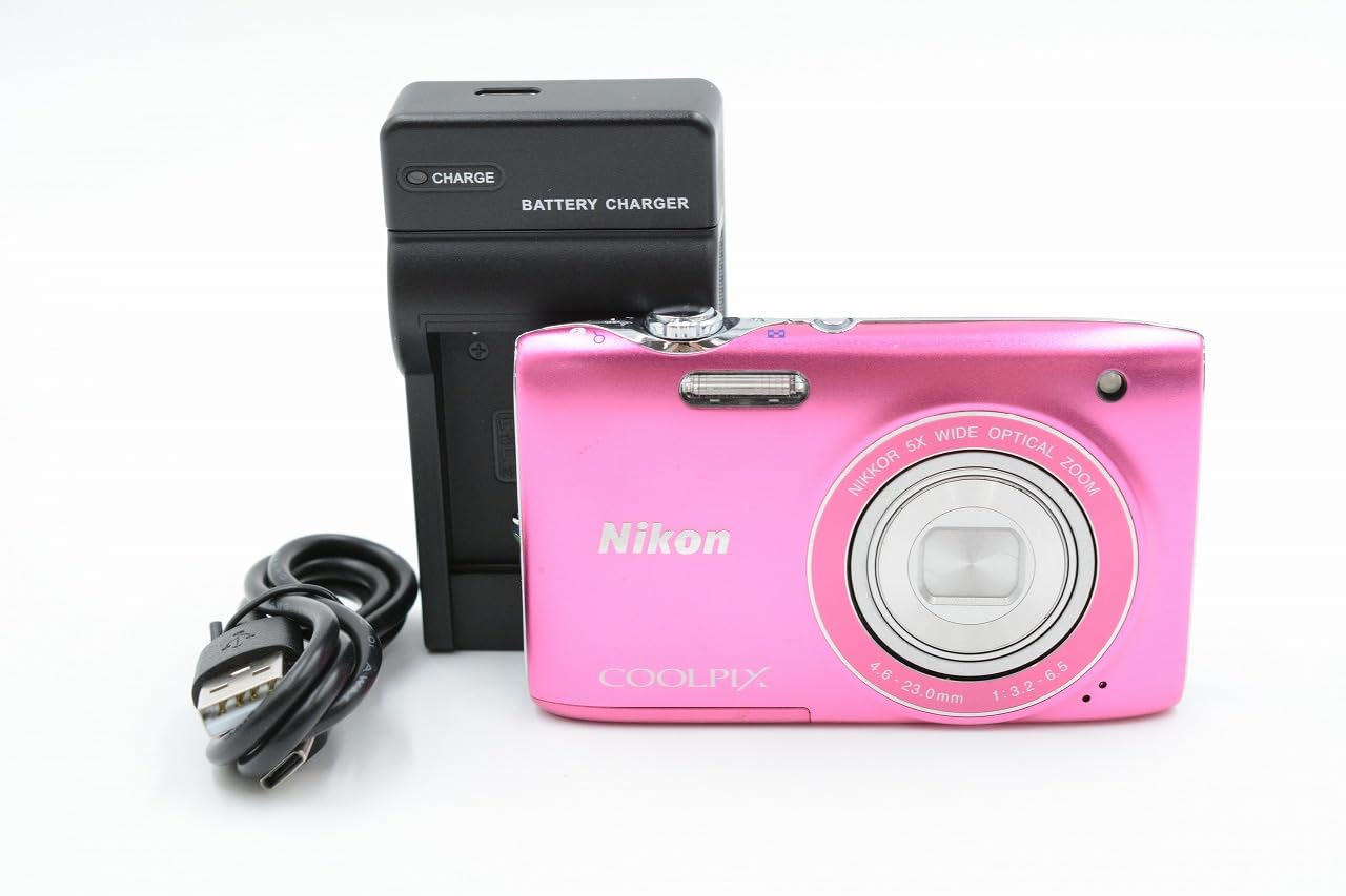 Nikon COOLPIX クールピクス S3100 ピンク コンデジ y2k Amazon.com 