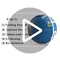 Image of COUGA High Grip Rubber Moulded Medicine Ball Without Handle for Crossfit, Exercise & Fitness, Strength & Conditioning Exercises (5 KG, Black)