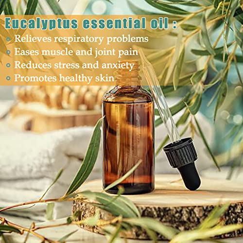 Dad Gifts 7.2Oz Eucalyptus Bath Bombs, Birthday Fathers Day Gifts, Retirement Gifts Pure Eucalyptus Essential Oil And Shea Butter To Moisturize Dry Skin, Coworker Gifts For Women Men #TOP3