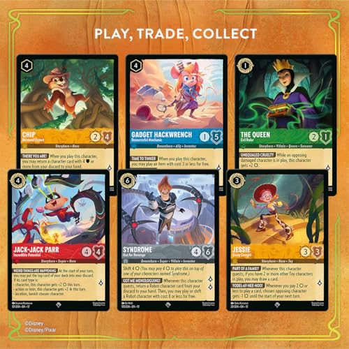 Image of Ravensburger Disney Lorcana TCG: Wilds Unknown Booster Pack Display - 24 Packs with 12 Trading Cards Each - Ideal for Collectors & Disney Fans - Ideal for Ages 8+