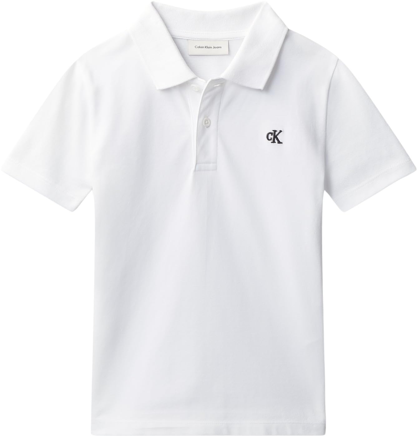 Calvin Klein Solid Polo Lvcksjb29b Polo S/S Bambini e Ragazzi