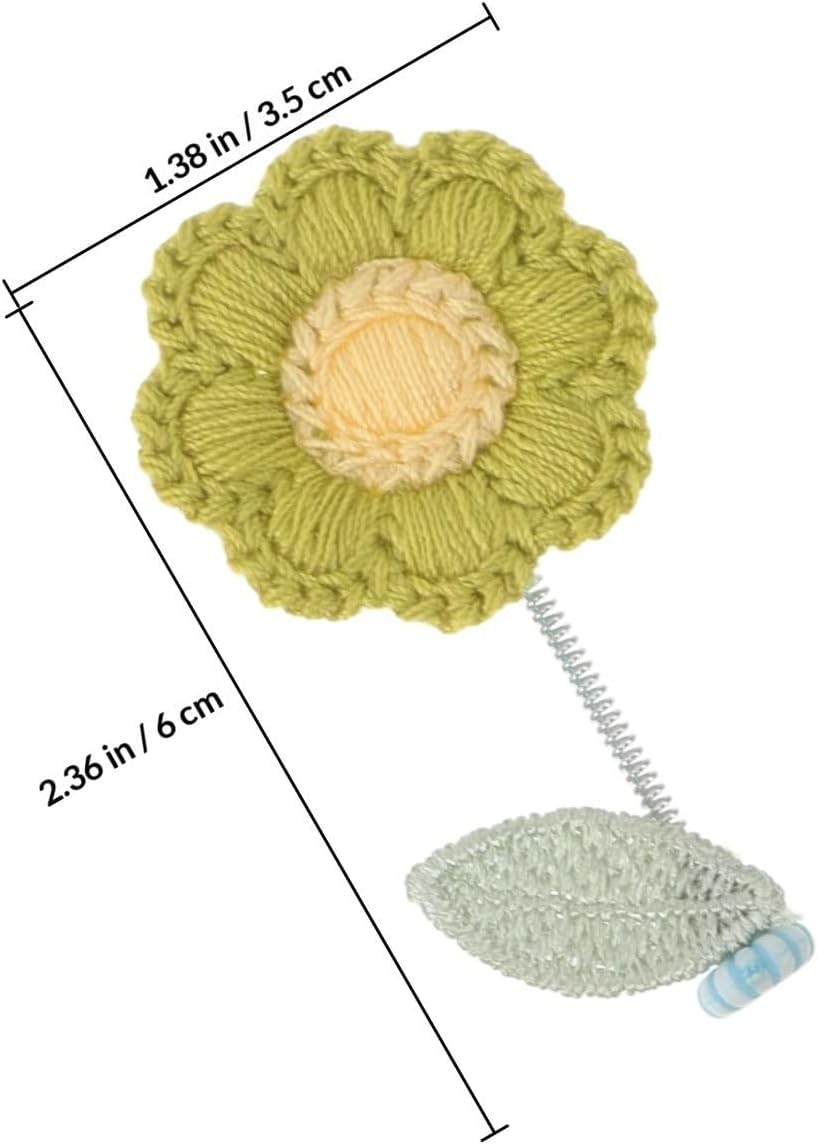 Cute Car Dashboard Flower Decor Cloth Plastic Xmas image 2
