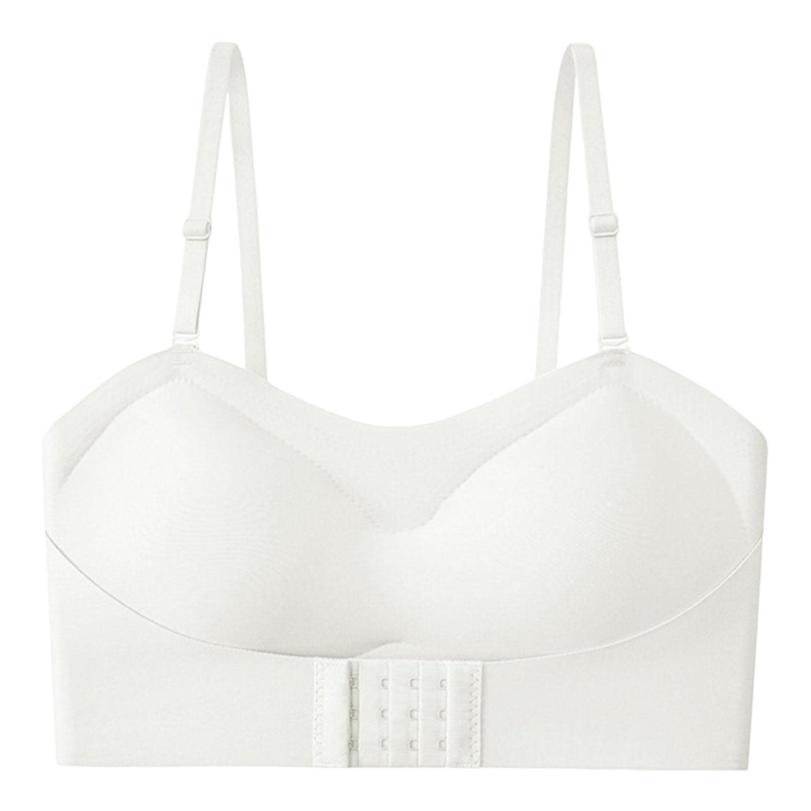 Thin Women Seamless Bra Backless Push Fitness Women Yoga L White-image-29