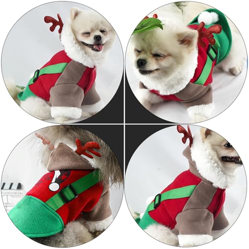 Disfraz para perro Kisangel Navidad tamaño S miniatura 3