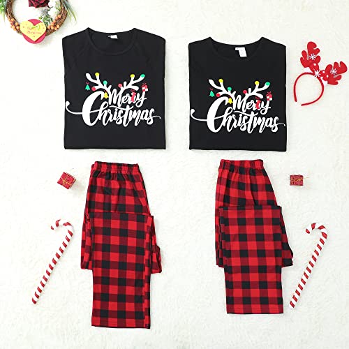 Matching Christmas Pajamas for Couples Pjs Sets Adults Classic Plaid Xmas Sleepwear for Family – Men & Women Options3