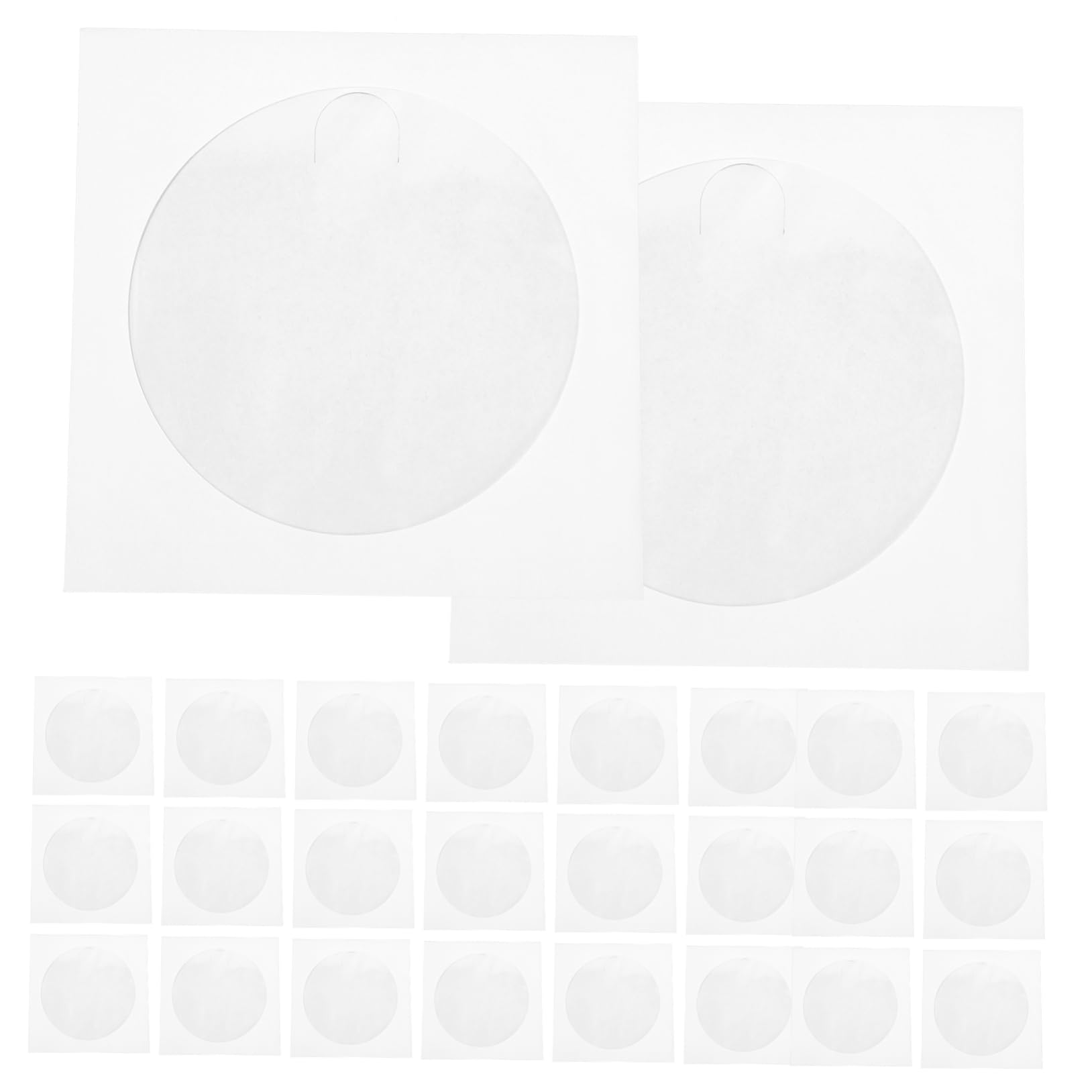 SHINEOFI 100 pièces Enveloppes Papier Résistant pour CD DVD Rangement Protection Rayures Humidité Maison Bureau