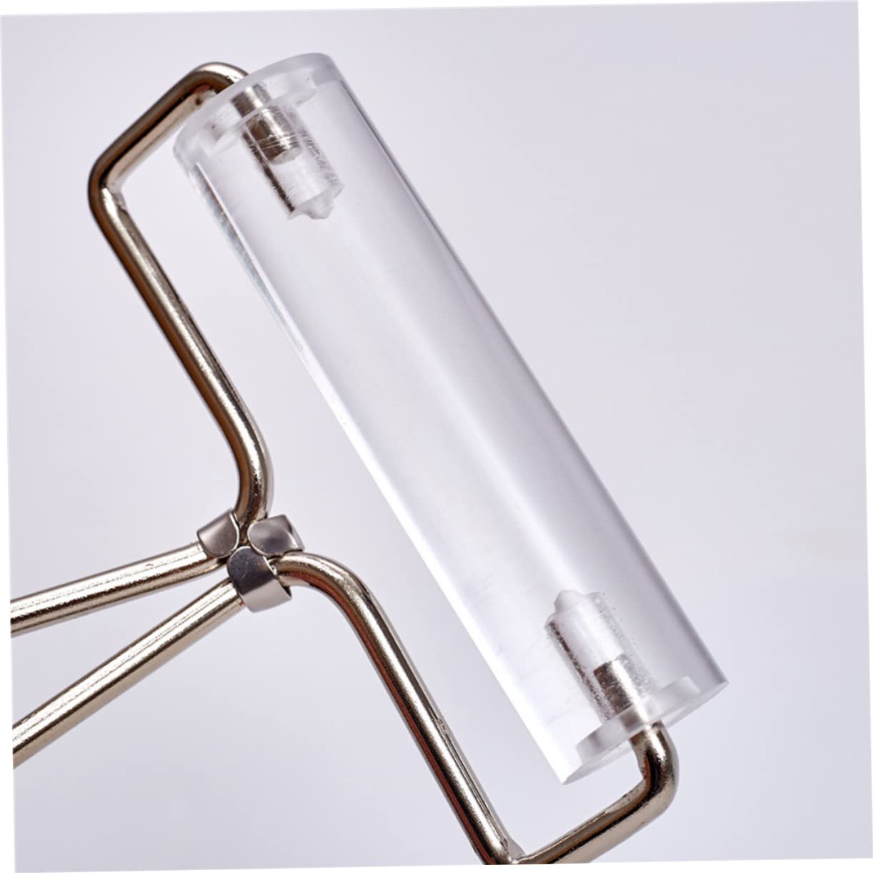 Uonlytech 3 Stück Acryl Roller Werkzeug für Knete Transparenter Druckroller für DIY Handwerk Robustes Metallgriffdesign zum Stempeln Prägen und Modellieren