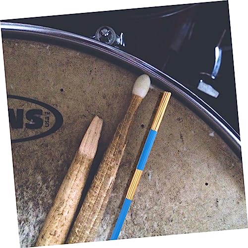 Baquetas de pincel de batería Jazz de madera VICASKY, mango cómodo, diseño duradero, color azul miniatura 7
