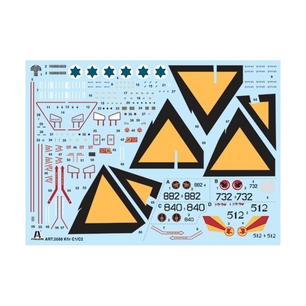 Italeri 510002688 - 1:48 Kfir C1/C2 – Bild 6