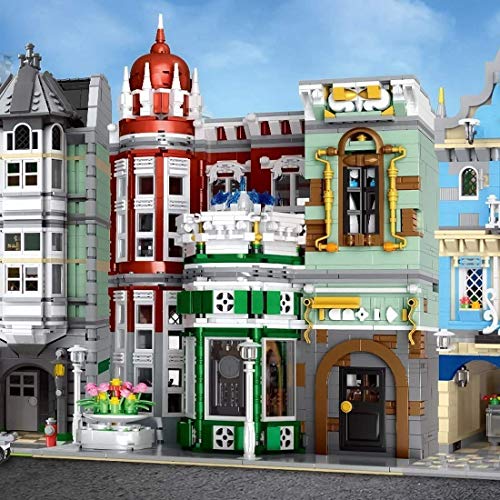 n.g. Wohnkultur Architektur Bausteine Modell 3050+Pcs Antique Collection MOC City House Street View Stadthaus… – Bild 8