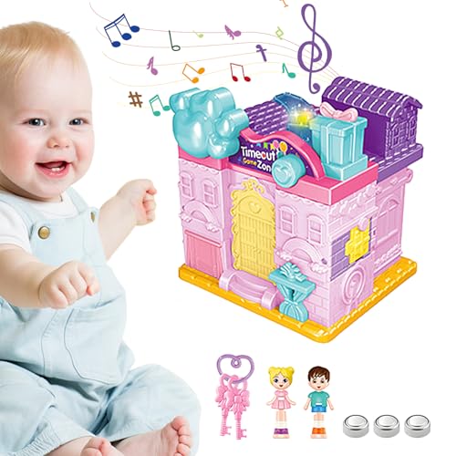 Maison de de château de Jouet - Magique la Princesse - Kit de Jeu pour Tout-Petits - Jouet Musical Dansant - Ensemble de Meubles de Maison de Dream pour,...