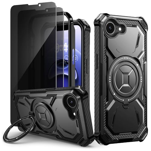 Lanhiem Cover per iPhone 17E/16E con 2 × Privacy Vetro