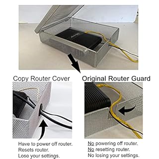 WiFi Router Cover Guard - Faraday cage for EMF WiFi router emit.