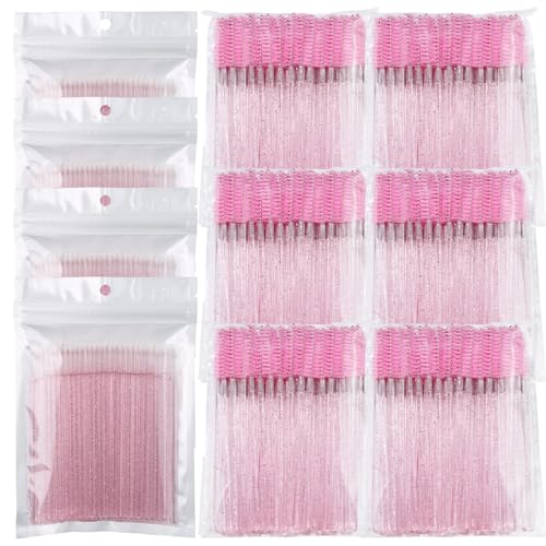 400 Micro Bâtonnets pour nettoyer extensions cils sans résidus avec 300 brosses