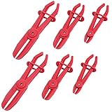 Yarlung 6 Pack 3 Size Plastic Hose Clamp Pliers, Line Clamps Pinch Pliers for Flexible Hoses, Brake...