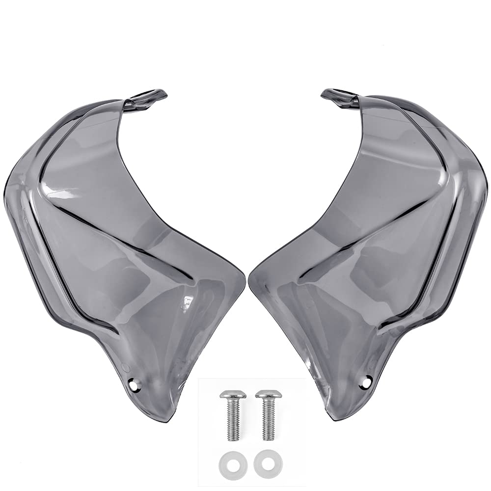 Protecteur Coupe-Vent pour Guidon de Moto Convient pour S1000XR G310GS G310R F800GS R1200GS R1250GS ADV Protège Garde-Mains Pare Brise (Fumée légère)