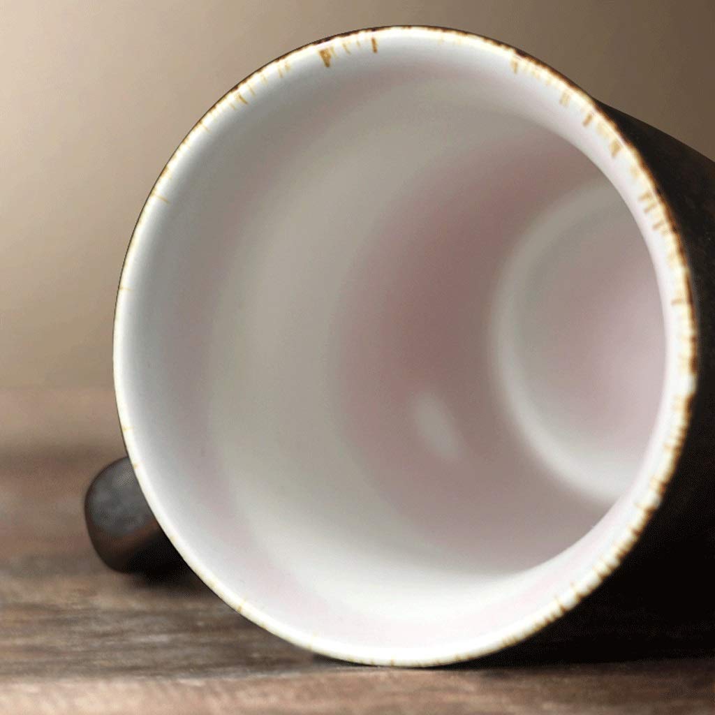 Kubek do kawy Ceramiczny ręcznie robiony i kamionkowy Kubek z czarną herbatą Piec Zmień glazurę Kubek do kawy Prezent (A)