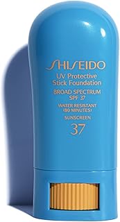 Shiseido UV Protective Stick Foundation SPF 37, Fair Ivory - 9g (0.31 oz) - Provides a Natural-Looking Finish & Protects Skin from UV Rays