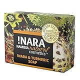 Nara Seife mit Kurkuma & Orange, handgemachte Naturkosmetik Öl-Seife zur täglichen Gesichtspflege...