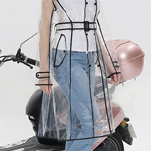Raincoats Waterproof Transparent Plastic Clear Long Ladies Women Men Rain Coat Jackets Hooded With Belt3