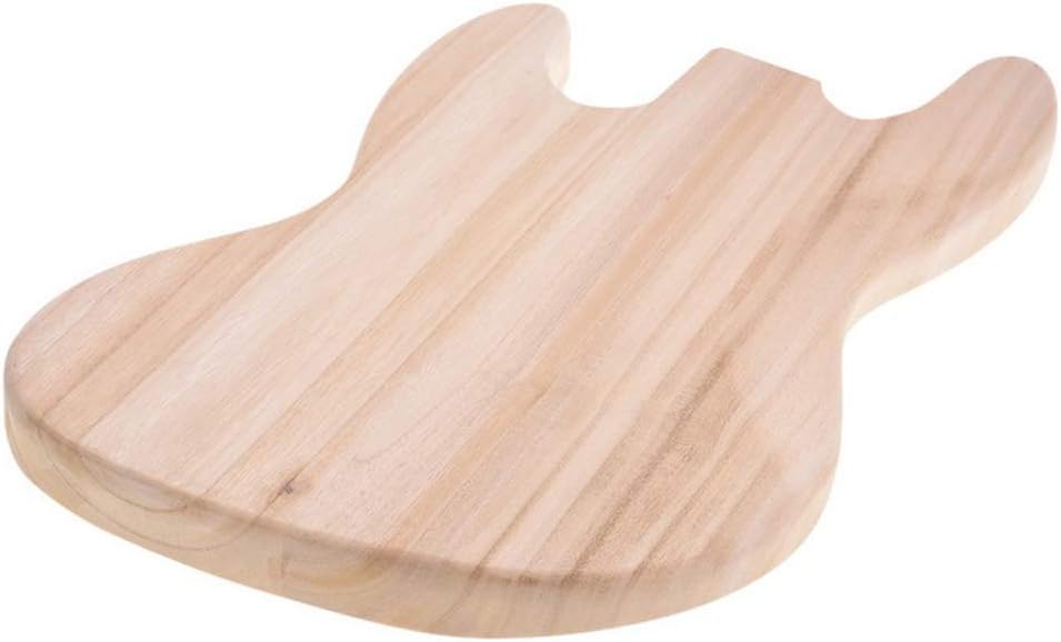 Unfinished Guitar Body, Electric Bass Guitar Body, Unfinished DIY Project Guitar Body Replacement for Guitars DIY Parts