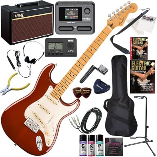 【セット品】FENDER エレキギター初心者入門 メキシコ製ストラトキャスター Pathfinder10とマルチエフェクターが入ってる完璧21点セット PlayerII Stratocaster/TMB/M(トランスペアレントモカバースト/メイプル指板)