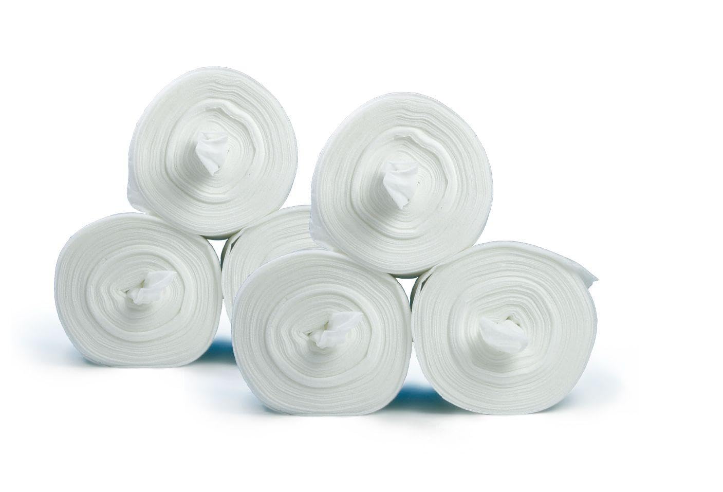 Eco Wipes 6 Rollen à 100 Tücher Trockene Wischtücher zur Tränkung mit Desinfektionsmittel