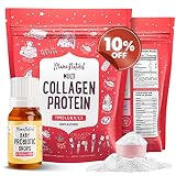 Mama Natural Gift Pack - Multi Collagen Protein Powder & Baby Probiotic Drops | Hydrolyzed Collagen