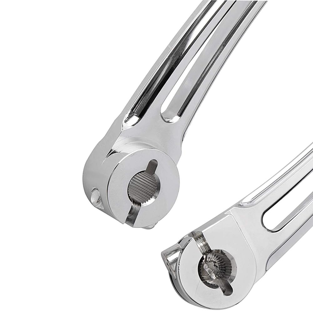 Baceyong Leva del cambio del cambio per moto, compatibile con Ha-rley FLH/T 1997-2016 FL Softail modello 2000-2015, 1997-2017 Touring Road Glide Fatboy Road King, cromato