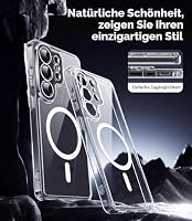 Opkiegrn Magnetisch für Samsung Galaxy S26 Ultra Hülle, Transparent – Ansicht 5