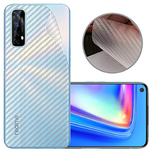 Image of Compatible with Oppo Realme 7I Back Screen Protective Film Carbon Fiber Skin Transparent Screen Guard Sticker