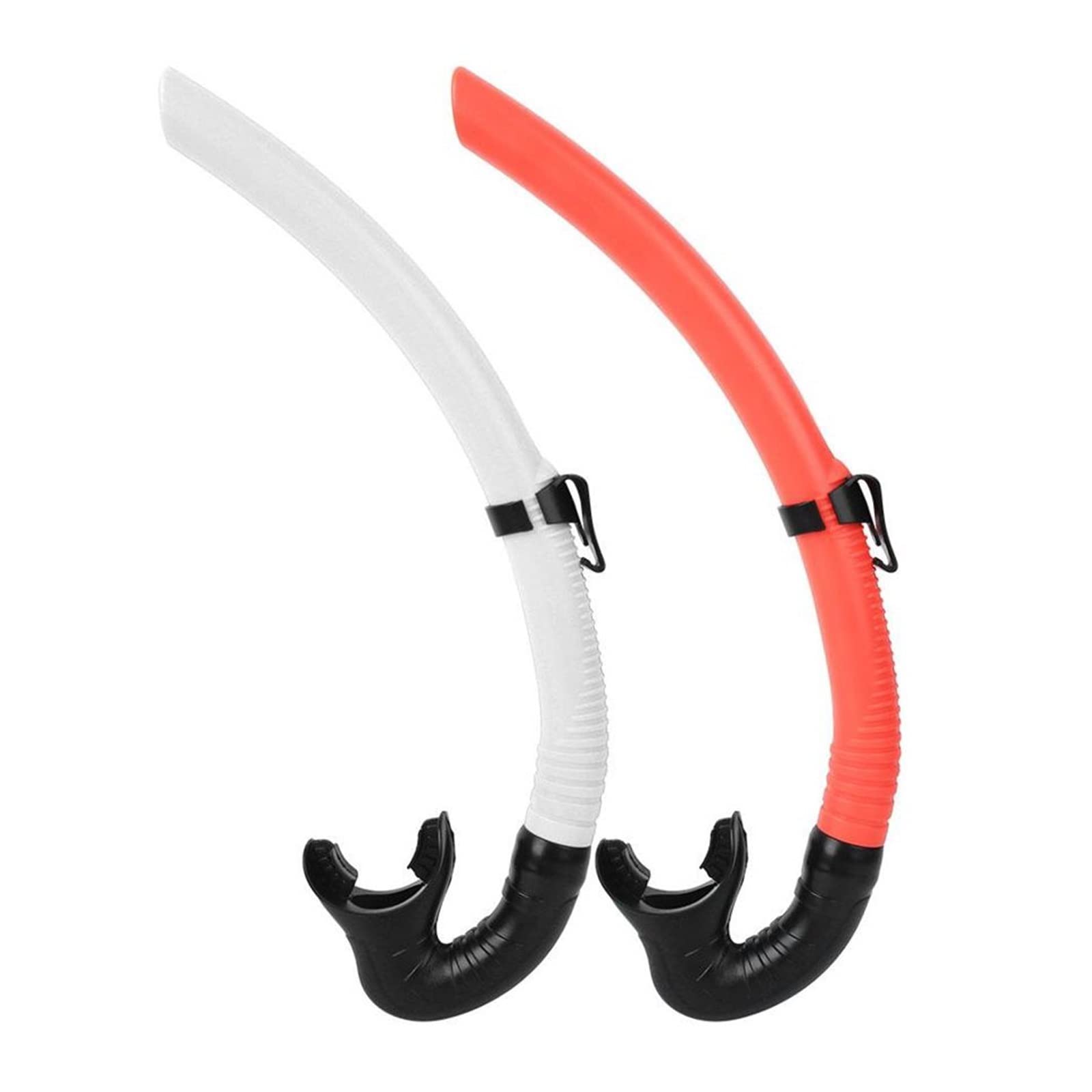 Snorkeling subacqueo Tubo di respirazione in silicone tubo immersioni snorkel tubo bagnato snorkel snorkel snorkeling ad accessorio per le attività di immersioni subacquee e snorkeli(Material:WHITE)