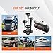 VEVOR 4 Trumpet Air Horn Kit, 150dB Train Horns for Pickup Trucks, 12V 120 psi Air Compressor 0.8 Gal/3 L Tank with Gauge for Any 12V Vehicle Car Truck Train Van Boat