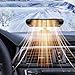 Car Heater, Reliable Heat Dissipation, 17x9.5x7.5cm, 12V/24V Portable Car Heater, Vehicle Warmer Fan, Adjustable Airflow Positioning, for RV SUV Truck Sedan