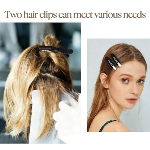24 pinzas para cabello de estilizado, set de clips miniatura 4