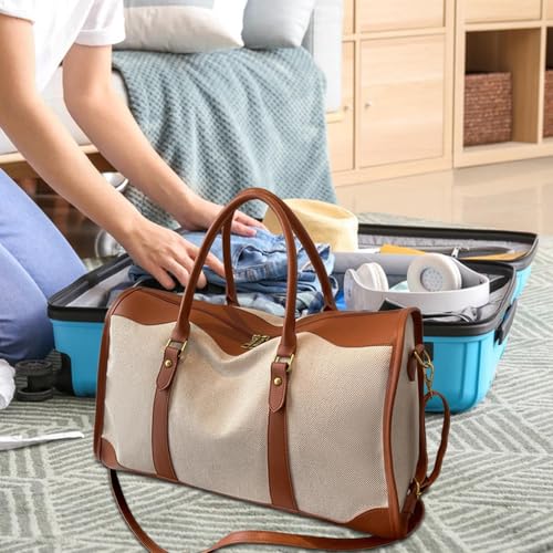 Travel Duffle Bag Canvas Sports Gym Bag for Camping Sports Weekend4