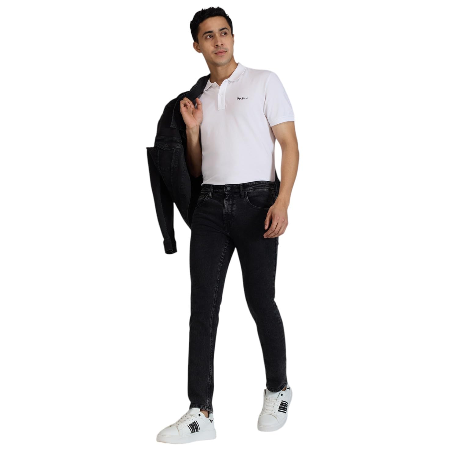pepe jeans Men's Slim Fit Jeans | Mid Rise | Casual Denim | Stretch Fit | Jeans for Man-picture-13