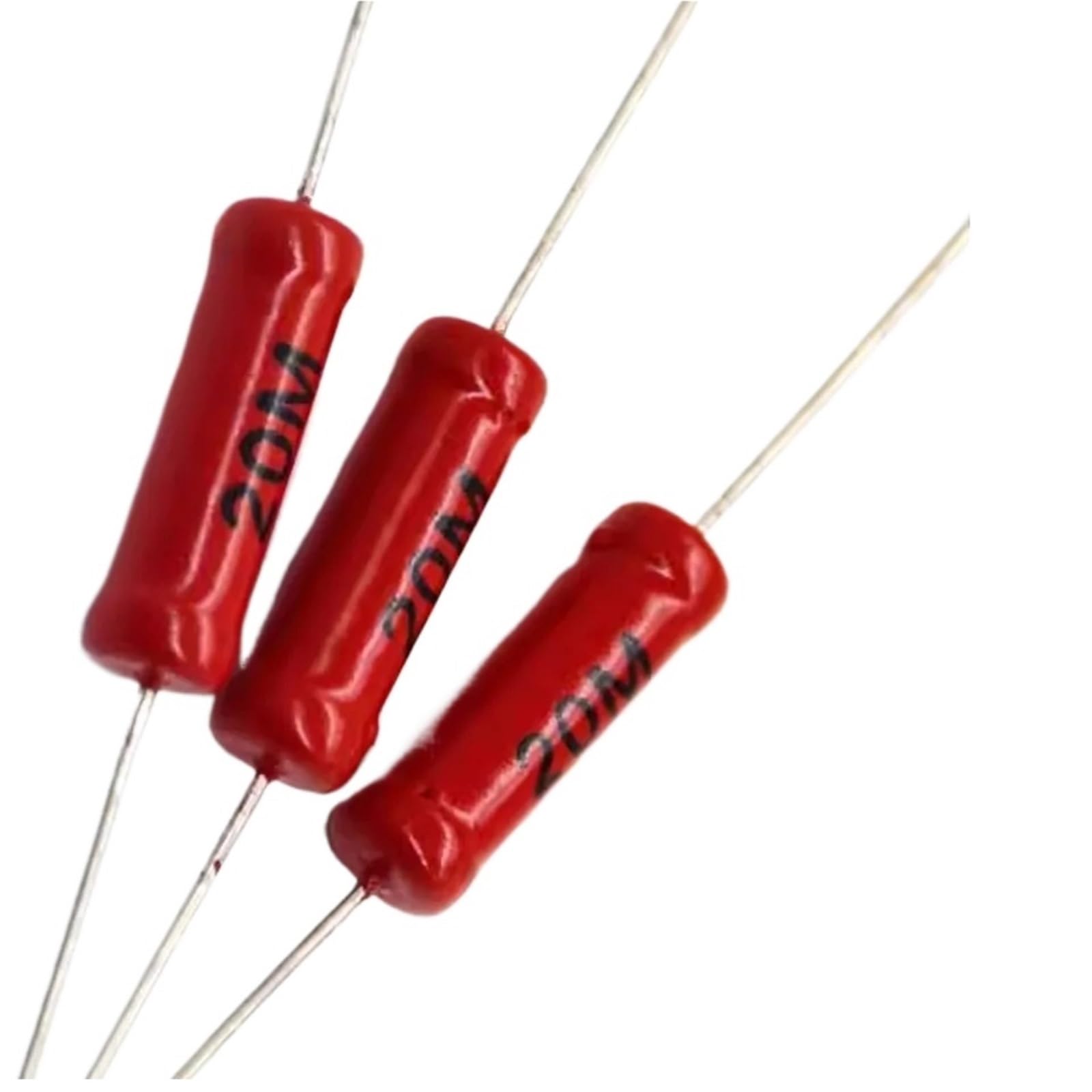 RISWEKFW 1pcs 5W RI40 Resistor High Voltage Glass Glaze Resistance RI40A 1K 25K 10K 3M 5M 10M 30M 68M 150M 300M 500M 1.5G 5G 20G 50G 100G(2pcs 10K)