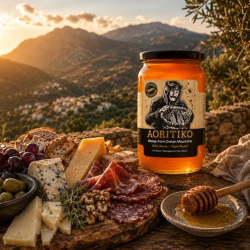 Miel de montaña pura Aoritiko Cretense 450 gr miniatura 5