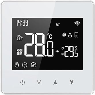 WiFi Smart Thermostat Low Power Battery Water Gas Boiler Temperature Controller(Z-i-g-B-e-e Version)