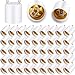 Roowest GU24 to E26 E27 Adapter Bulb Converter Christmas LED Light Holder GU24 (Pin Base) to Standard Light Bulb Socket Adapter, Lamp Adapter Socket Changer(150 Pieces)