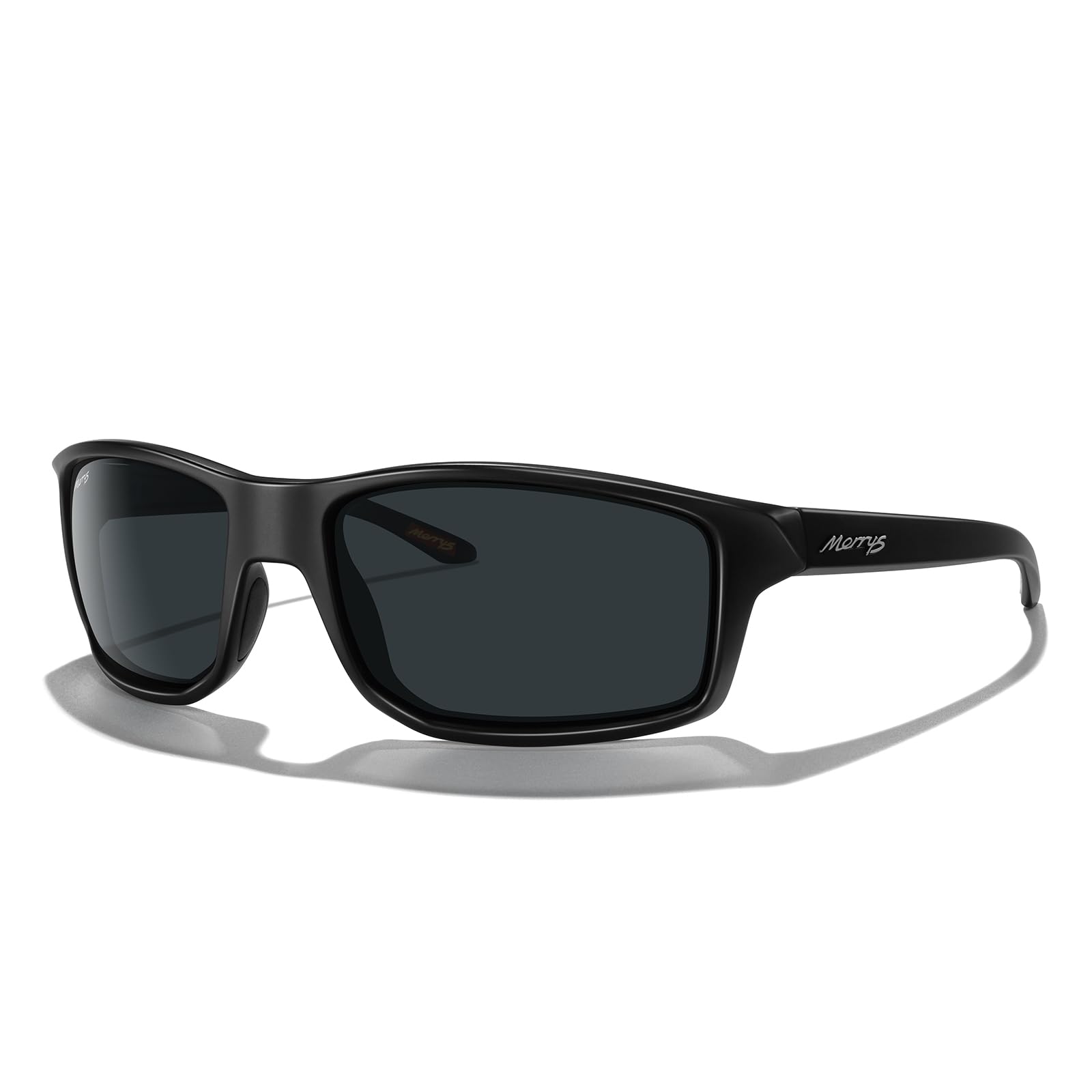 MERRY'S Wrap Around Polarized Sports Sunglasses UV400 For Men Women S9449 | Non-Slip Sili…