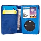 英国Snugg社 iPod Classic 用 手帳型 PUレザーケース - 生涯補償付き （ブルー）