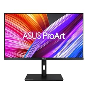ASUS ProArt PA328QV - 31.5 Zoll WQHD Professioneller Monitor - 16:9 IPS, 2560x1440 - ergonomisch, Pivot, Calman, hohe Farbtreue, HDR 10 - DisplayPort, HDMI, USB-Hub, schwarz