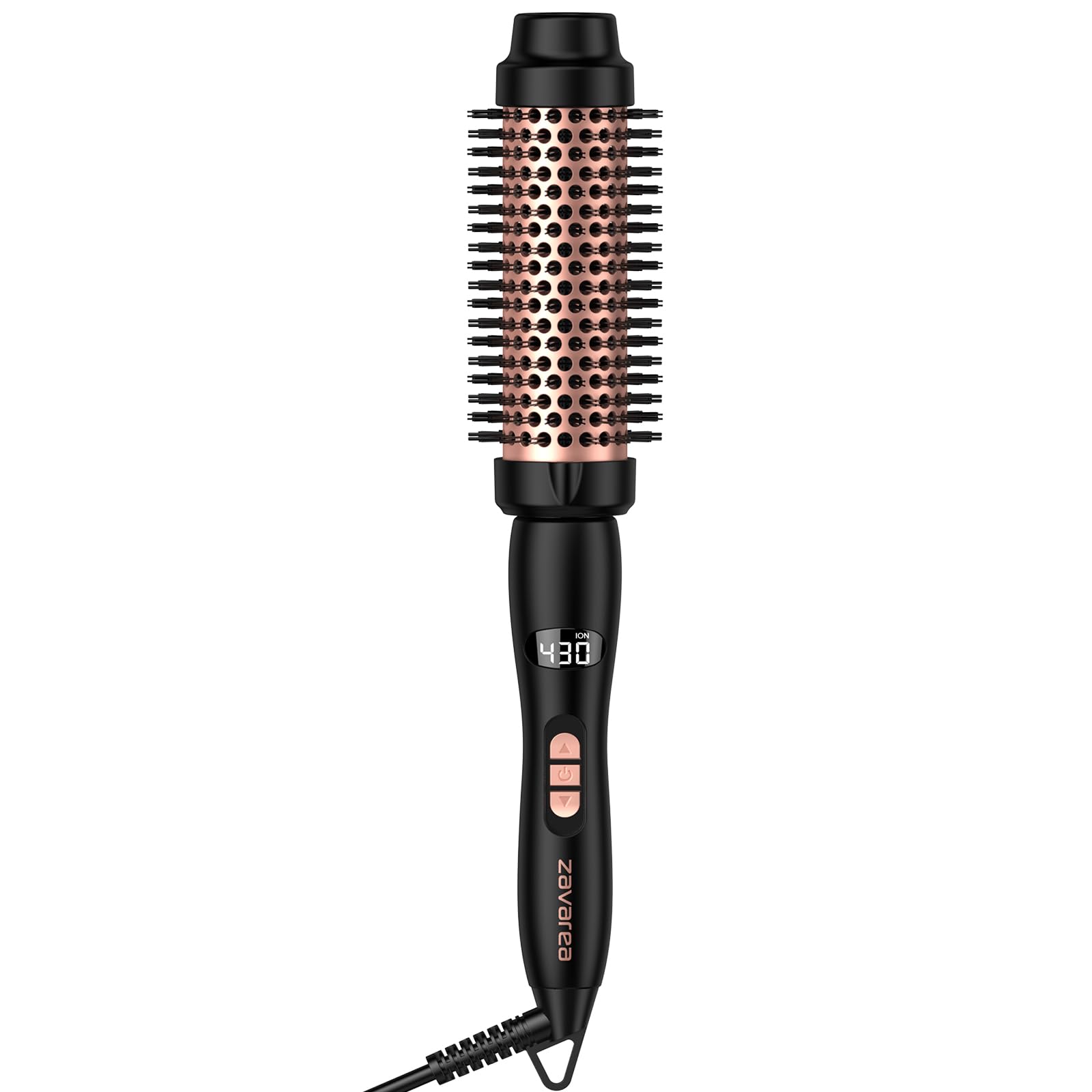 Thermal Round Brush, 1.5 inch Blowout Brush with Ceramic Barrel & Negative Ions Tech Makes Hair Smoother Get Natural Curls, Heated Styler Tool for All