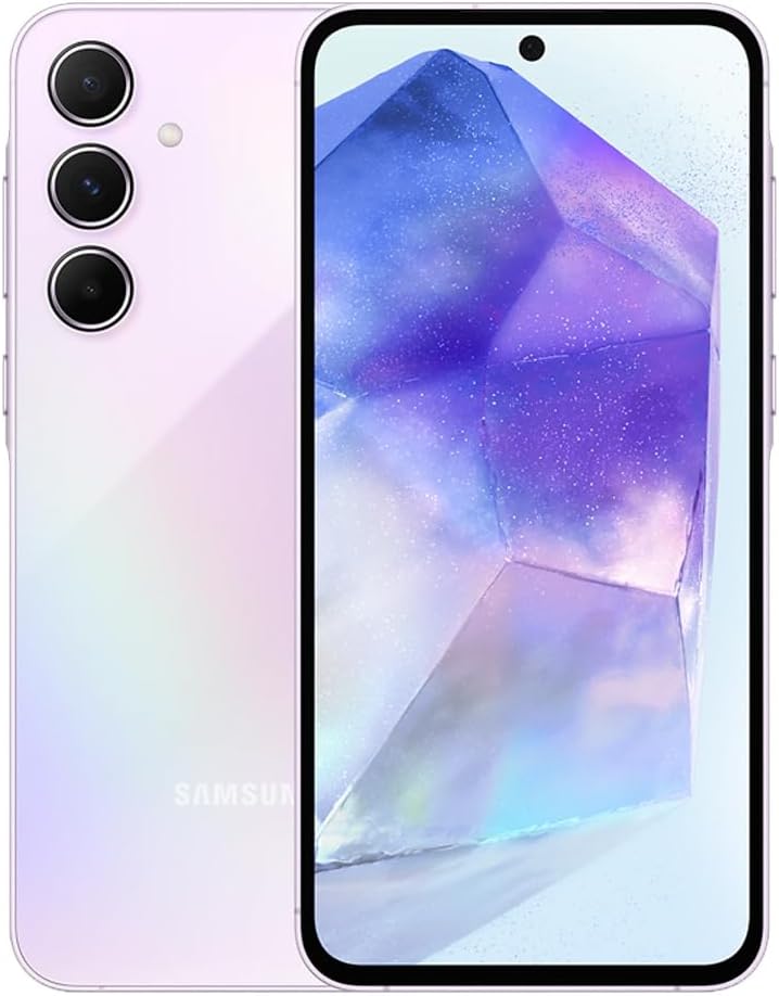 Samsung Galaxy A55 5G A556E 128GB Dual-SIM GSM Unlocked Android Smartphone (Latin Variant/US Compatible LTE) – Awesome Lilac Samsung Galaxy A55 5G A556E 128GB Dual-SIM GSM Unlocked Android Smartphone (Latin Variant/US Compatible LTE) – Awesome Lilac