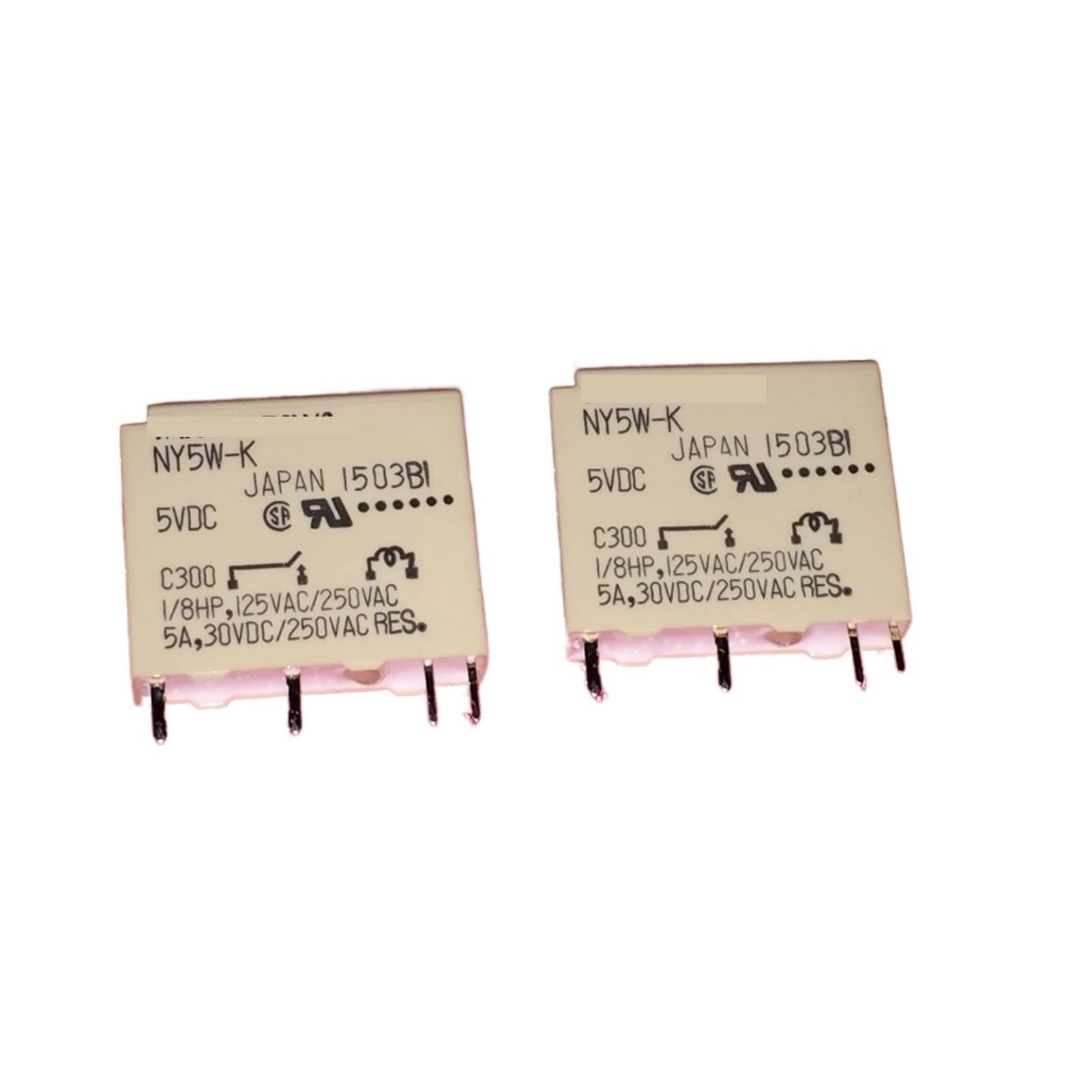 GJZIFGFWQ Relay 10pcs NY5W-K 5A/4PIN/5V/