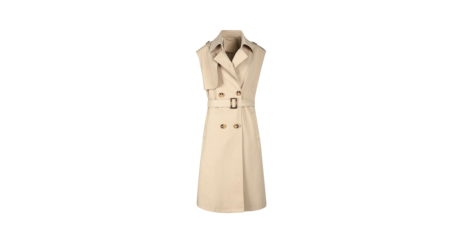 ジャケット・アウター Sleeveless Twill Trench Dress 51i4Ms2o0UL.jpg_BO30,255,255,