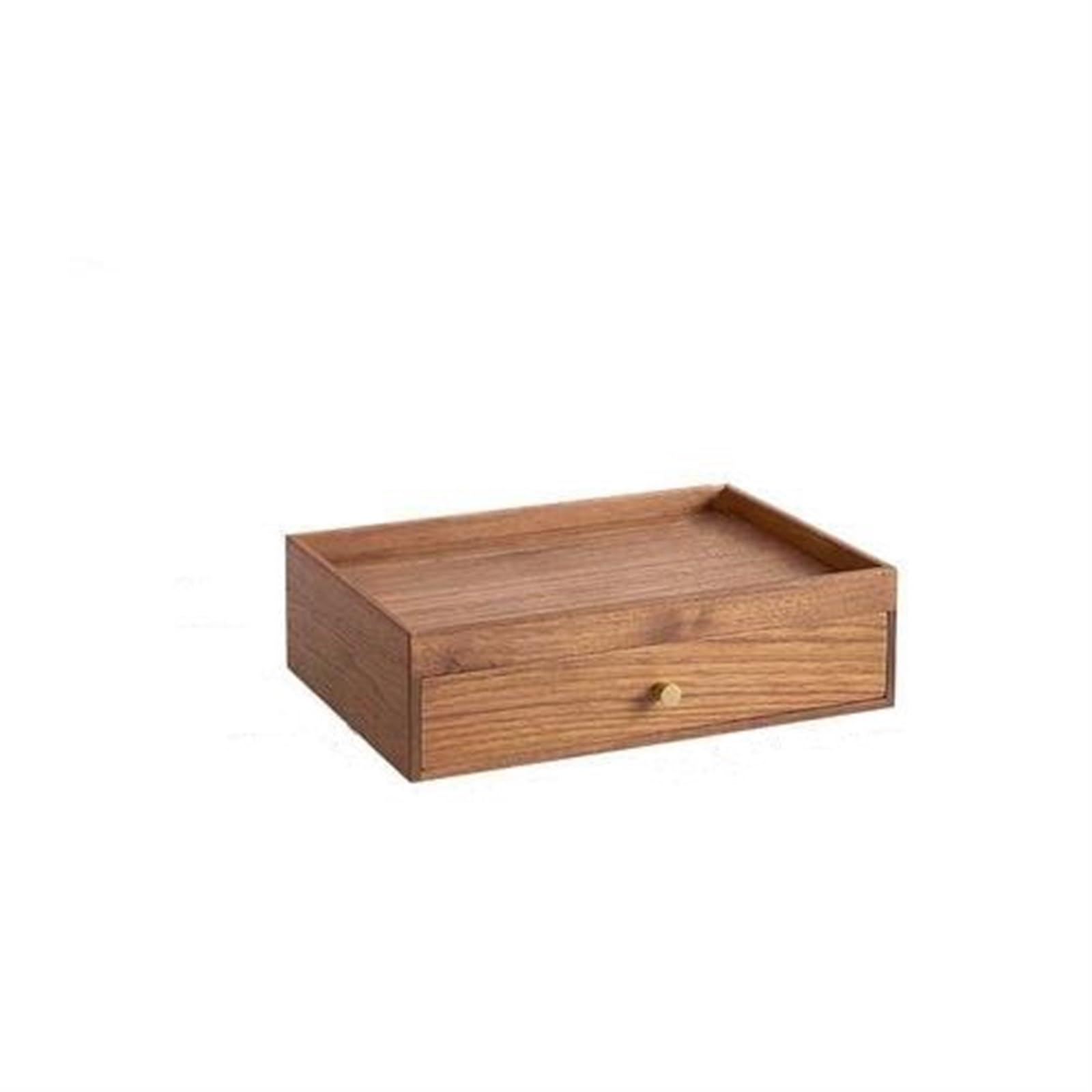 Collar Organizador Negocio de Madera sólida Caja de Almacenamiento de Almacenamiento de té Caja de Almacenamiento de Pastel de té con cajón